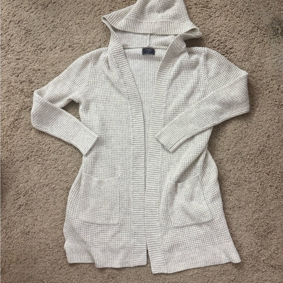 Abercrombie & Fitch Cream Hooded Cardigan - Picture 1 of 5